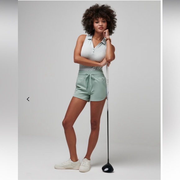 The MOVEKNIT TIE SHORT Travis Matthew size Small in color Jade New With Tags - Picture 8 of 9